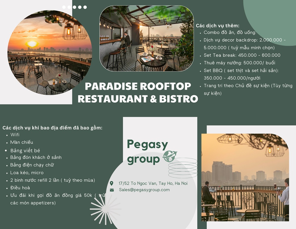 Địa điểm tổ chức Sự kiện & Hội họp